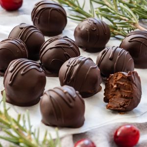 dark chocolate truffles 6