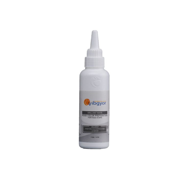 Oil Based White Gel Food Color 110ml